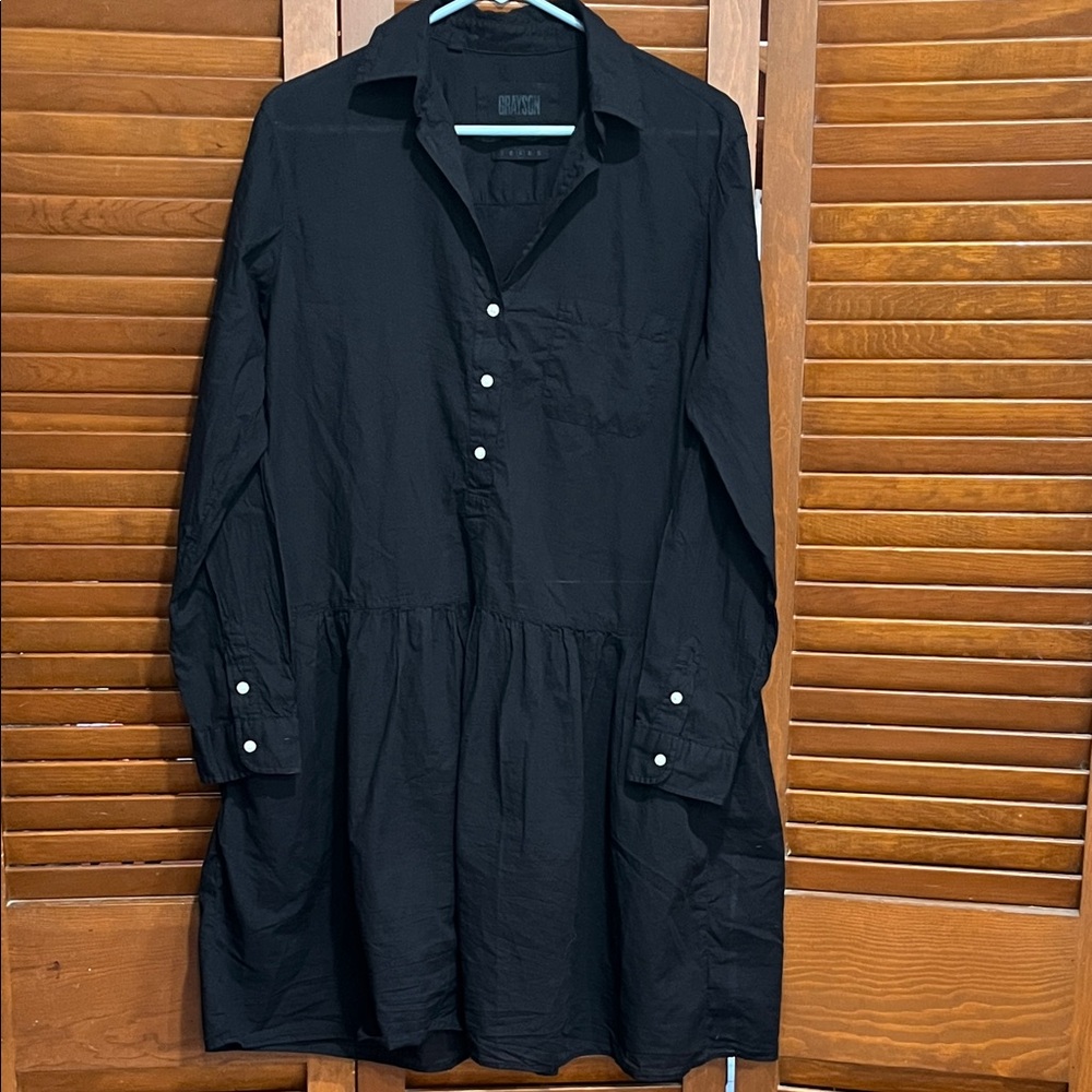 Grayson Black The Change Maker Button-Up Dress